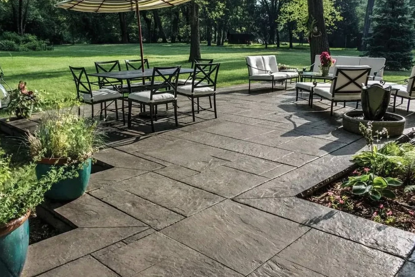 Stamped concrete services